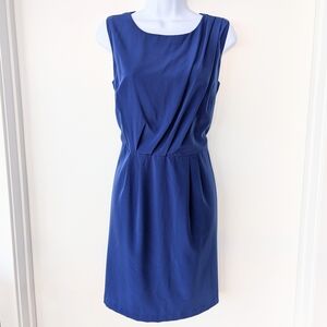 Elegant Blue Sleeveless Dress